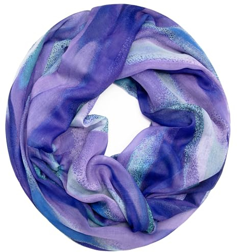 Gloop Loop Schlauchschal für Damen Schal Rundschal Sommer Leicht Schal