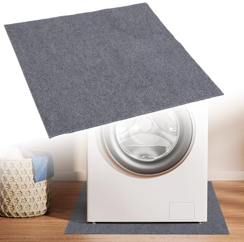 Anti Vibration Washing Machine Mat for Shock Absorbing Noise Reducing Floor Protection, Anti-vibration Pads for Washing Machine, Dryer, Treadmill