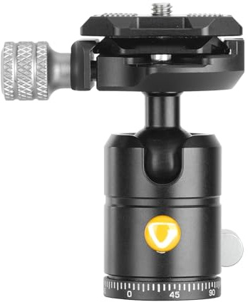 Vanguard BH-45 Rótula de Bola para trípode | Ball-head, Bola de 11,5mm, Capacidad hasta 3kg, Arca