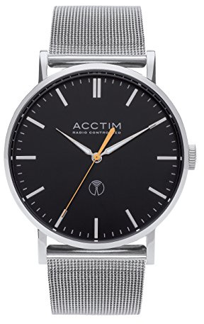 Acctim 60426 Sterling Dual Band Radio Controlled Watch in Silver