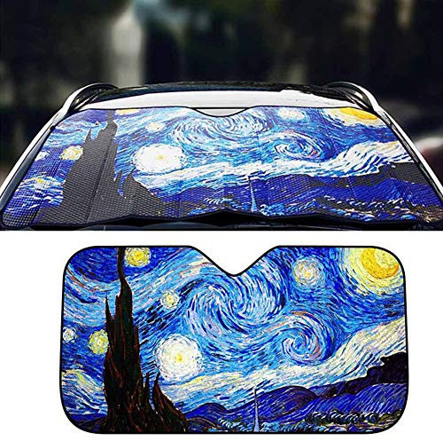 Parabrezza per auto Parasole Parabrezza per auto Parasole per auto Protezione per finestra anteriore Copertura Paralume in alluminio Paralume (Nuvola)