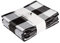 Asquare - Juego de paños de cocina a cuadros, Negro / blanco (cuadros)., 50 x 70 cm - 4er Set