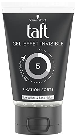 Schwarzkopf - Taft – unsichtbares Haargel – sehr starke Fixierung – Mini-Format – langanhaltender Halt 24 Stunden – Styling für Haare – Tube 100 ml