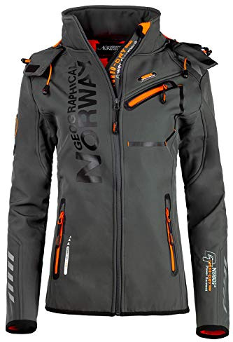 Geographical Norway Chaqueta de ocio Softshell de mujer Dark Grey L