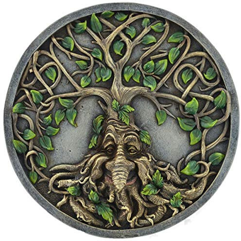 Fiesta Studios Plaque murale Arbre de vie Décoration de jardin 18 cm