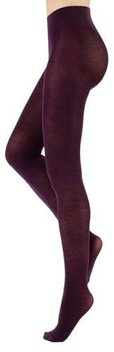 CALZITALY Ullstrumpbyxor, ullstrumpbyxor, vintertights, termiska tights | beige, vinröd, grå, brun, marinblå, svart, grön, violett | S, M, L, XL | 100 DEN | Tillverkade i Italien