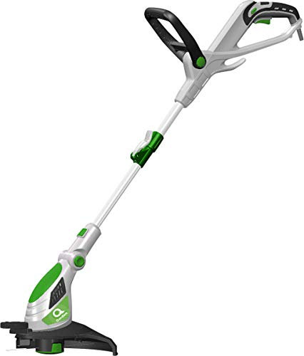 Q Garden 500W Grass Trimmer Straight Shaft Telescopic 30cm Electric Strimmer and Lawn Edger with Tap and Go Line Feed - 1 Year Guarantee