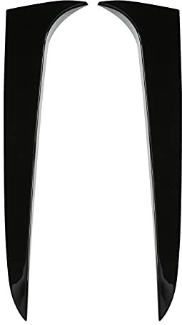 Spoiler Laterale per Lunotto Posteriore, 2 Pezzi Spoiler Laterale per Lunotto Posteriore Canard Wing Nero Lucido di Ricambio per X3 F25 2011-2017