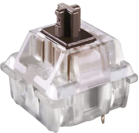 Pack de Switches Cherry MX pour Claviers Mécaniques | Plate Mounted | MX1AG1NA (Cherry RGB Brown, 65 Pcs)