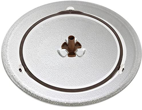 Dicke 0,5 Cm/0,2 Mikrowellen-Drehteller Glasplatte-Hitzebeständig-Glas Drehscheibe, Mit Drehring, Glatt Und Widerstandsfähig Drehteller Ersatz Teller-für Diverse Mikrowellen ( Size : 12.4in/315mm )