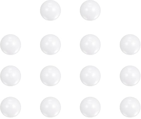 QUARKZMAN 14 Stück Keramiklagerkugeln 4mm 5/32 Durchmesser ZrO2 Zirkoniumoxid Vollkugeln G10 Präzisionskugeln, Weiß