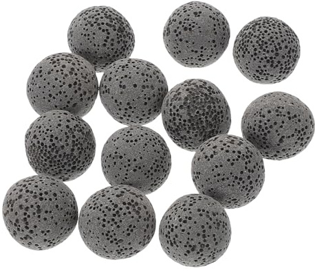 Vulkangestein Duftstein 20 Stück, Lavastein für Ätherische Öle | Stone Diffuser, 1 Beutel, Elegantes Kleines Design für Aromatherapie und Wohnraum