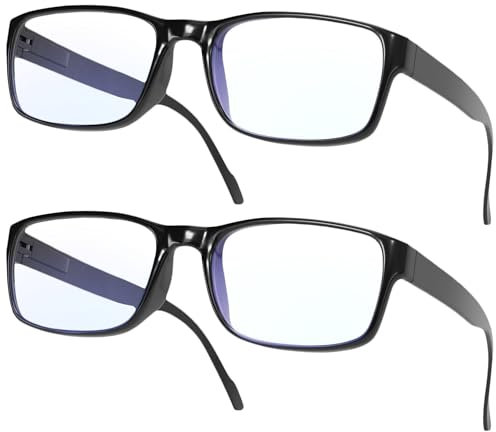 Gaoye 2 Pack Reading Glasses Men/Women, Eyeglasses, Blue Light Readers for Men/Women, Computer Eye Glasses, Cheaters