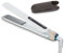 MEDION HS1 Plancha de pelo con pantalla (5 posiciones de calor ajustables, placas flexibles de cerámica/turmalina con sensor de temperatura, plancha de pelo) blanco