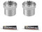 AMONENZ Porte Savon Aimanté, 2 Pièces Porte Savon Magnetique, Aimant Savon Solide en Acier Inoxydable, avec Adhésif sans Clous, Porte-Savon en Argent, pour Salle de Bain, Cuisine, WC