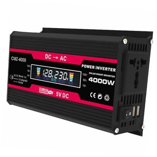 MUCKLILY 1satz Car Inverter to Mit LCD-Display Und Dual-USB-anschlüssen Robuster Autoadapter Für Schnelle Ladezeiten Und Überhitzungsschutz Für Reisen Und Outdoor-aktivitäten