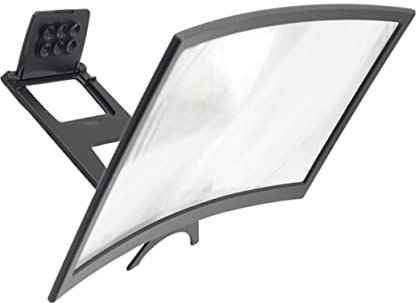 POPETPOP Curved Mobile Tv Screen Magnifier for Phones Portable Cell Phone Bracket Amplifier Holder Stand and Holder