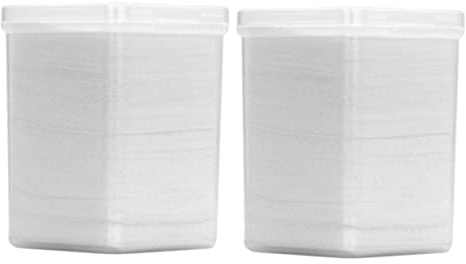 SKISUNO 2 Stück-pack Wattepads zur Wimpernkleber und Nagellackentfernung Hautfreundliche Vliesstoff Pads Kompakt für Nagelstudio und Reisen