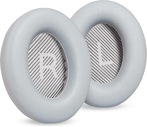 Elecphbo Replacement NC700 Ear Pads for Bose 700 Headphone, High-Density Noise Cancelling Headphones Ear Pads, Bose NC700 Earpad Cushions with Softer Leather (Gray)