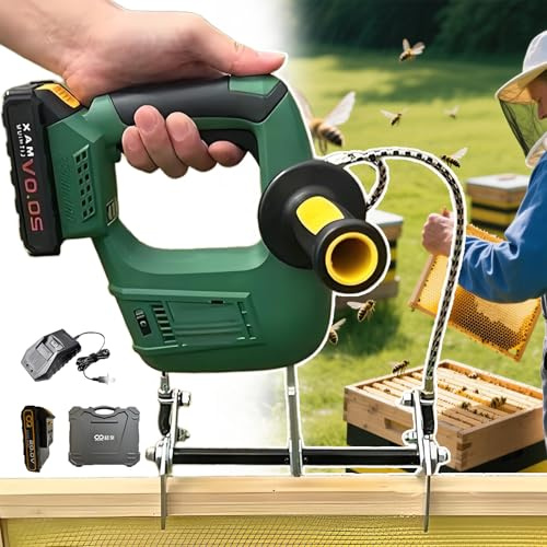 Extracteur d'abeille électrique avec cadran à 9 vitesses et pince antidérapante, portable pour un retrait facile des abeilles, batterie 2000 mAh
