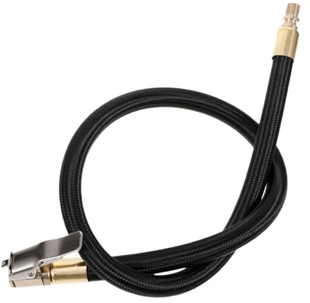 DOITOOL Tuyau D’extension 60 Cm pour Gonfleur de Pneus, Raccord Rapide en Cuivre, Compatible Pompe Voiture et Vélo, Accessoire Gonflage Polyvalent pour Entretien Pneumatique