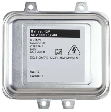 HID Xénon Ballast Compatible avec Opel Insignia 5DV00993200 5DV009932-00 13434016 Module De Commande Ballast pour Phares HID