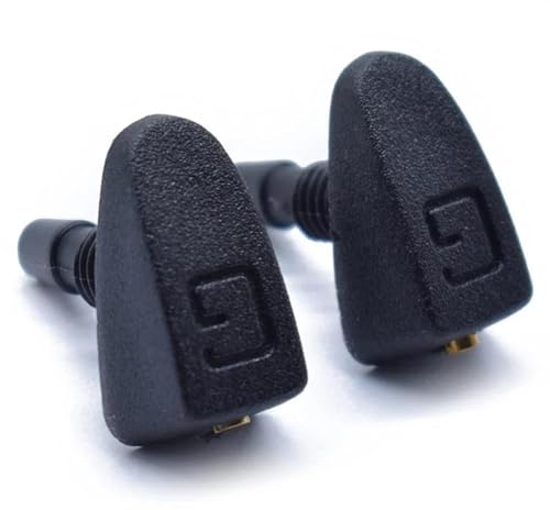 2 Pezzi Ugello tergicristallo Anteriore Universale per Auto Spruzzatore a Getto Spruzzatore Acqua Copertura Bocchetta lavavetro Regolazione Uscita lavavetro
