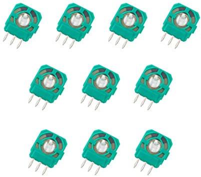 YINETTECH 10 Stück Analogstick Potentiometer Trimmer Potentiometer Sensor Ersatzteile für Tdaumenstift Joystick Kompatibel mit Xbox One PS3 PS4 Controllern