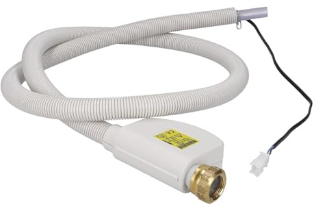 easyPART passend für Bitron/Elbi 0308293012 Zulaufschlauch Aquastop 1,8m | Miele 9480312, Gewerbe Geschirrspüler, Wasserstoppschlauch, Beige, Elektrischer Anschluss, Geräterückwand, Magnetventil