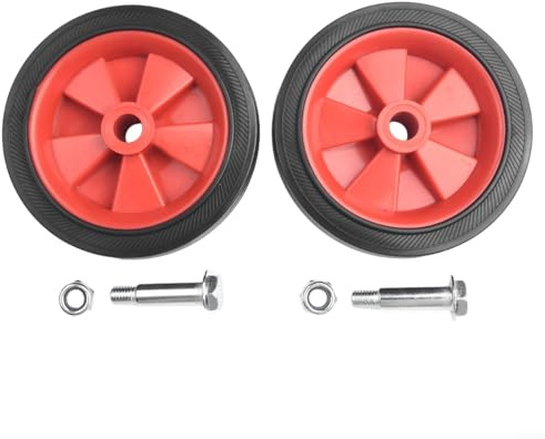 2 ruote di ricambio per compressore d'aria, antiscivolo, 15-6 cm, antiurto, ruote girevoli (15,2 cm)