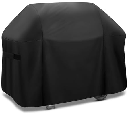 Tunansx Grillabdeckung Wetterfest, Grill Abdeckung für Weber, Nexgrill, Monument, Dyna-glo, Brinkmann Heavy Duty & Wasserdicht Oxford-Tuch, 139 cm x 61 cm x 106 cm