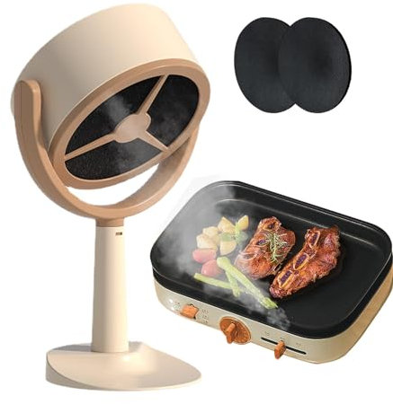 Cappa da tavolo, regolabile, con potente aspirazione, ideale per cene al chiuso, pentole calde e barbecue, soluzione compatta ed efficace per la ventilazione della cucina