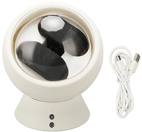 Riuulity Doppelter Uhrenbeweger mit LED-Leuchten, Staubdicht, Extrem Leiser Motor, USB- oder Batteriebetriebener Automatischer Uhrenbeweger Zur Aufbewahrung, Display-Familie