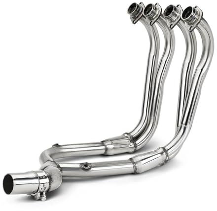 DZSQMLJG Motorrad Auspuffrohr Slip On für CB1000R 2019 2020 2021 2022 2023 Motorrad-Auspuffanlage, modifizierter Schalldämpfer, vorderes Verbindungsrohr Auspuff Schalldämpfer