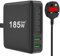 185W USB C Fast Charger Block, Upgraded GaN III 7-Port Charging Station Hub, PD 65W Laptop Charger Power Adapter Compatible with iPhone 15/14/13/12 MacBook Pro/Air Steam Deck Dell XPS Galaxy
