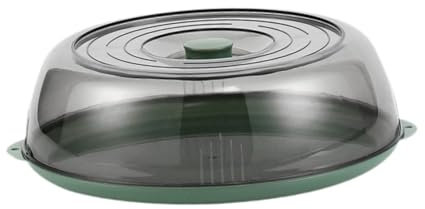 JISADER Couvercle de 28 Cm pour La Protection Des Aliments Au Micro-ondes, vert