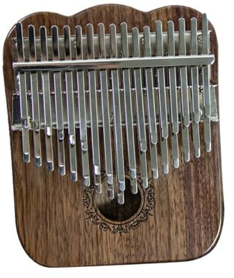 Kalimba 34-Lautsprecher-Daumen Klavieranfänger Leichtes Niedes Fingerklavier Mahagoni/Walnuss Kalimba(Walnut)