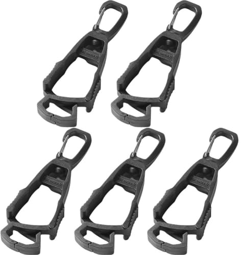 Lpitoy 5 Pcs Glove Clips for Work, Glove Keeper Glove Holder Grabber Safety Clips for Holding Gloves Construction Work Accessories Helmets Hanger Clamp