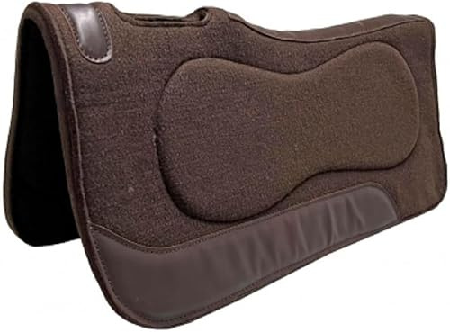 EQUIEMPRESS Westernpferd-Filzpad/Konturpad aus hochwertigem Wollfilz in den Größen 32 x 32 Zoll und 30 x 30 Zoll AZ-15 (32x32)
