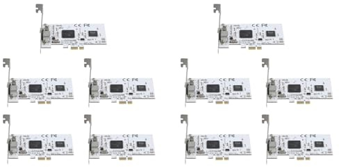 Uikdjgu 10X PCIE Expansion Card PCIE to AV Surveillance HD 640X480 Resolution Video Capture Card Image Capture Card
