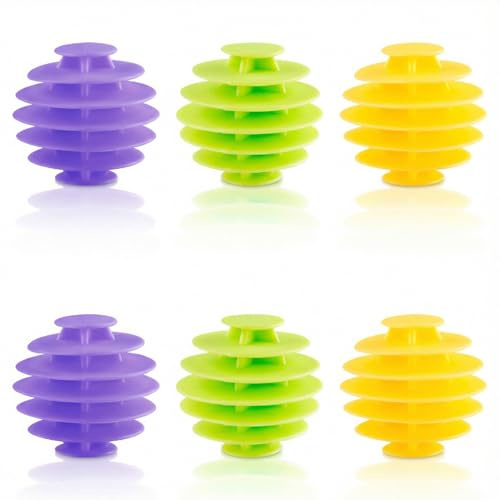 Tabanzhe 6 Pcs Laundry Balls,Tumble Dryer Balls | TPR Rubber Anti-tangle Fabric Softener, Reduces Wrinkles and Static,Reusable Eco-friendly,Safe on all Fabrics,5.6 Cm Each
