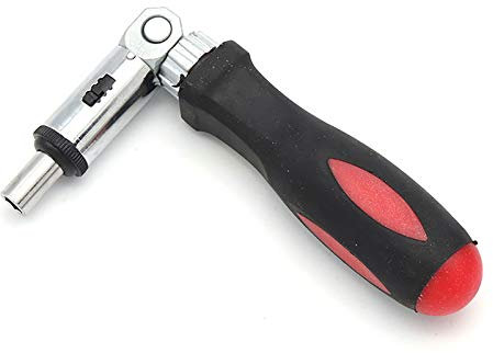 tooloflife Tournevis à cliquet rotatif à 180 ° - Outils à main réglables - Pratique - Amélioration de la maison