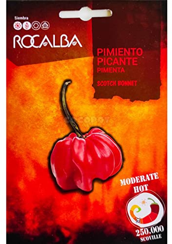 Semillas Pimiento Picante Scotch Bonnet - Rocalba