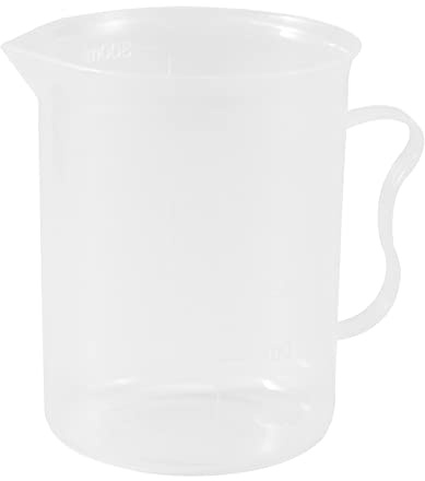 Spactz Verre doseur gradué 250 ML en Plastique Blanc Transparent