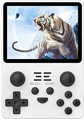 Powkiddy RGB20S Handheld Retro Game Console Pow Kitty Handheld Arcade Game with Built-in 16+64G Card & 15000 Games