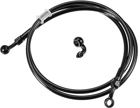 Hihaha bromsledning motorcykel hydraulisk bromsledning oljerör med banjo/interiör för ATV motorcykel motocross/hållbar 150 cm längd/1 set