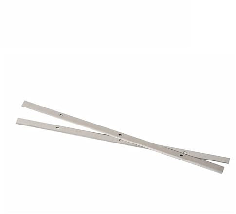 2 pièces en acier à grande vitesse 12 pouces 308mm x 12mm x 1.5mm rabot Double face lame de rabot spécial for rabot à bois