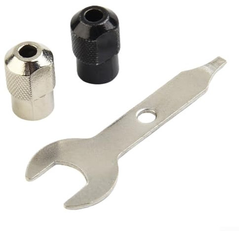 Set di 3 mandrini elettrici M8 x 0 75 con chiave per utensili rotanti