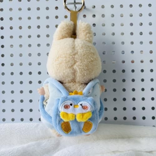 Doll Backpack for Labubu Bag, Mini Bag for 17CM Doll, Cute Doll Bags for Labubu Accessories, Cute Outfit Clothing Accessory for Labubu Fans Collectors (A)
