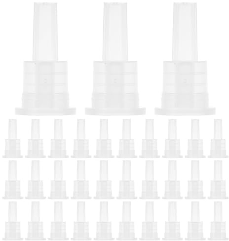 Gogogmee 100 pièces Bouchons Intérieurs PP pour Flacons Huiles Essentielles Bouchon Étanchéité Anti-fuite Compatible Bouteilles Remplacement Précis pour Diffuseur Huiles Essentielles